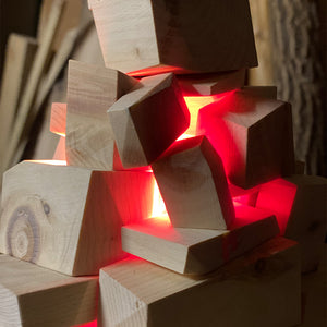
                  
                    Lampada in legno di Cirmolo | Dolometto Illuminato 5 Dolometti
                  
                
